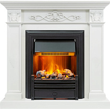Каминокомплект Dimplex Verona очаг Brookline Black белый дуб Dimplex Verona очаг Brookline Black белый дуб
